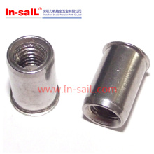 Stainless Steel Reduce Head Round Body Plain Rivet Nuts